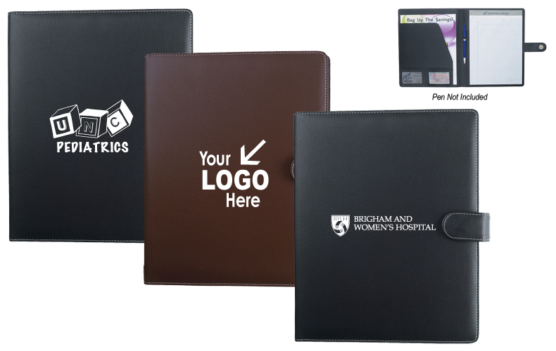 Pebble Grain Leather Look / Letter Size Portfolio Pebble Grain Leather Look / Letter Size Portfolio